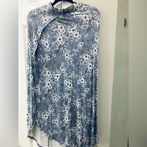 Maxi floral print skirt